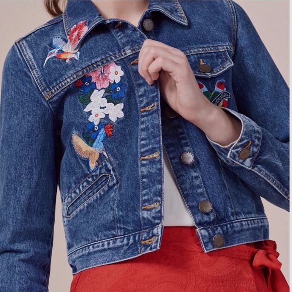 Maje Jackets & Blazers - Maje Denim Jacket - Sz. 40